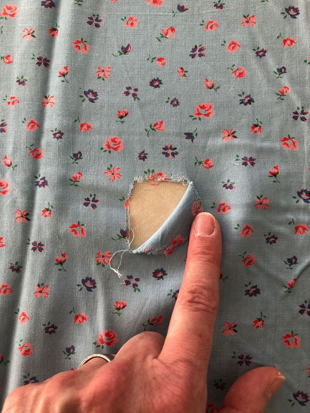Stoffe: Baumwollstoff Retro – Neu (gemäss Beschreibung) aus Balzers von Bastlerherz 3