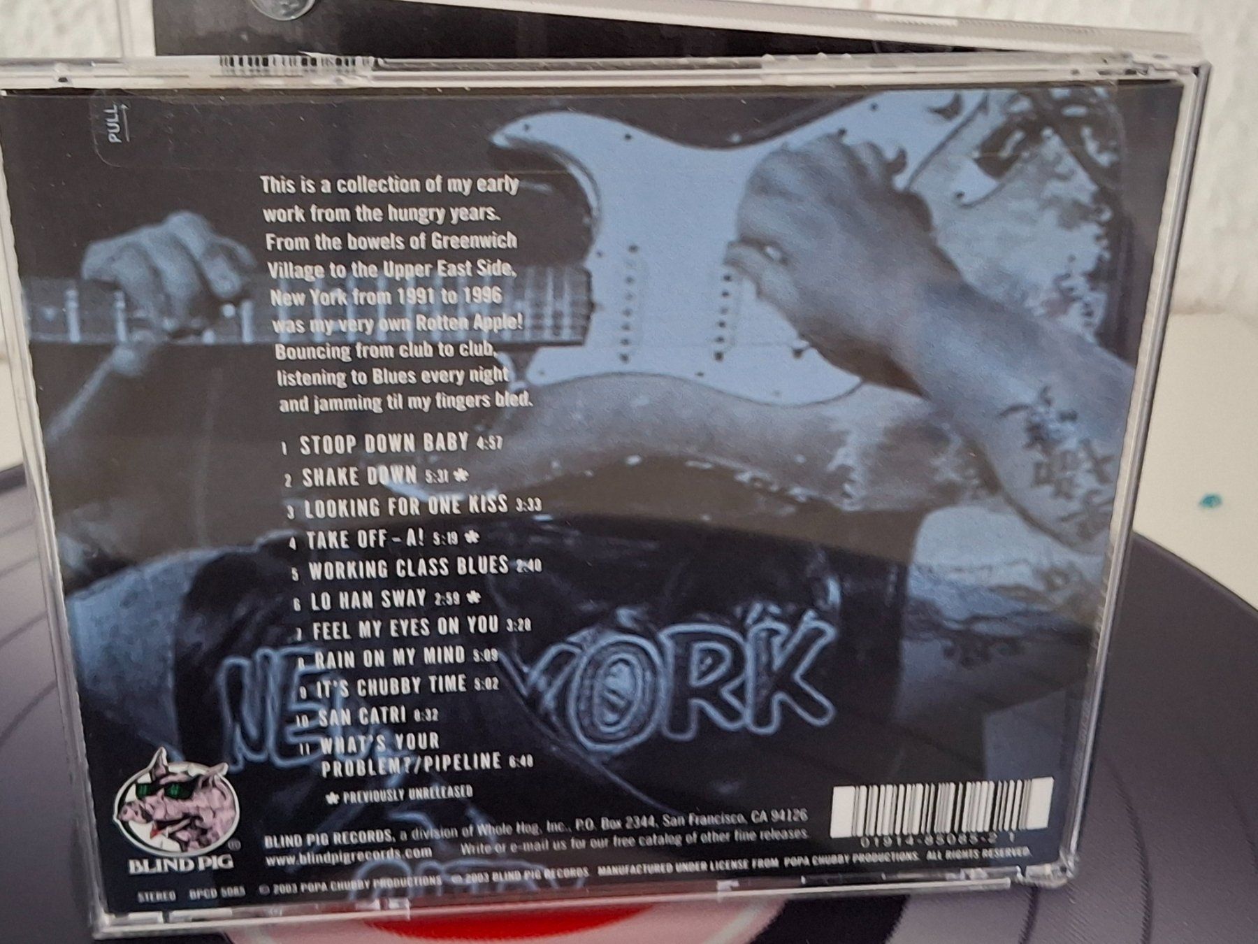 CD: CD Popa Chubby - The Hungry Years 1991-1996 – Usato da Aarberg venduto da Jackup1 1
