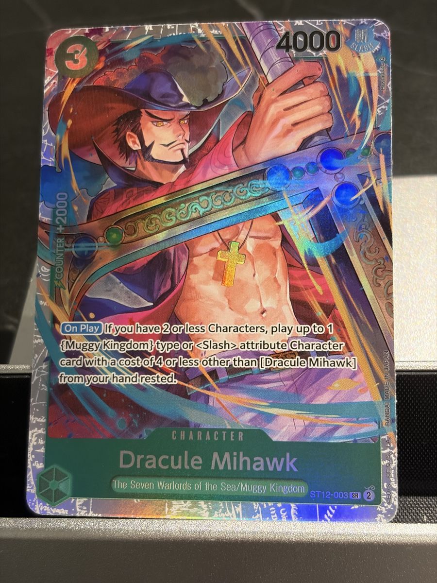 Bandai Carte collezionabili: One Piece ST12-003 Dracule Mihawk, Englisch – Nuovo (secondo la descrizione) da St. Gallen venduto da cambitcg