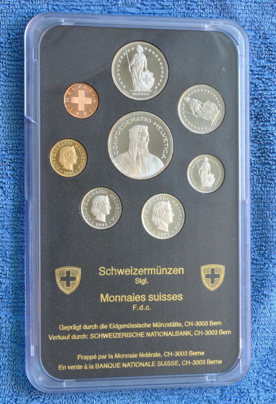 Tutti le monete: Münzsatz 1991 Stgl. – Usato da Oberglatt ZH venduto da dil_85sh 1