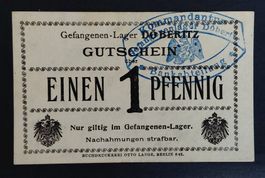 Deutsches Reich - Lagergeld Gefangenenlager Doberitz unz.