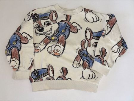 H&M Pullover Paw Patrol 110/116 beige Chase Kinder