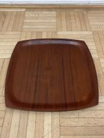 Vintage Teak Furnier Tablett oder Schale Serviertablett 70er