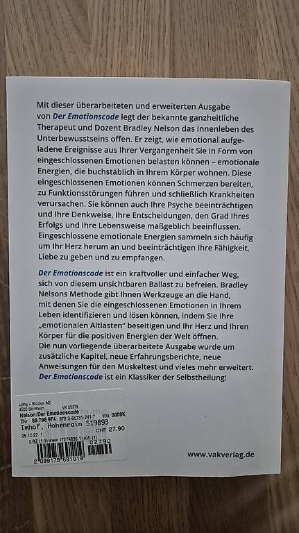 Libri: Der Emotionscode – Usato da Rothenburg venduto da Besi_3 1