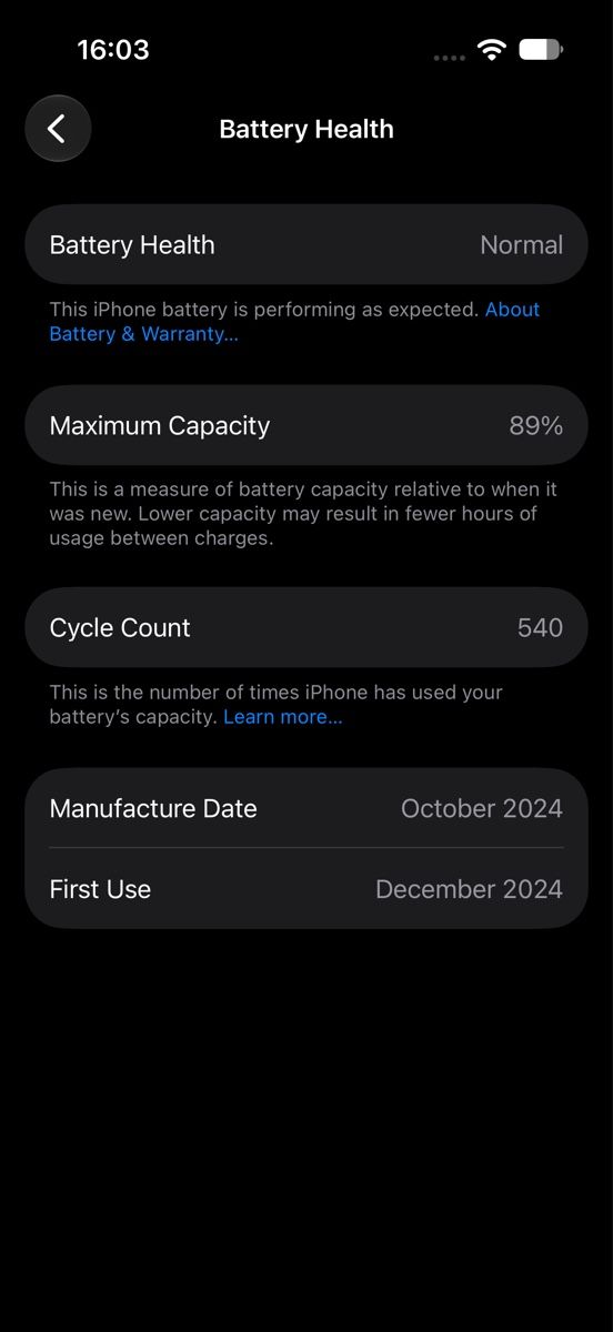 Apple Telefoni cellulari / Smartphones: iPhone 16 Pro, Titaniumschwarz, 128GB – Usato da Richterswil venduto da Schoetto 7