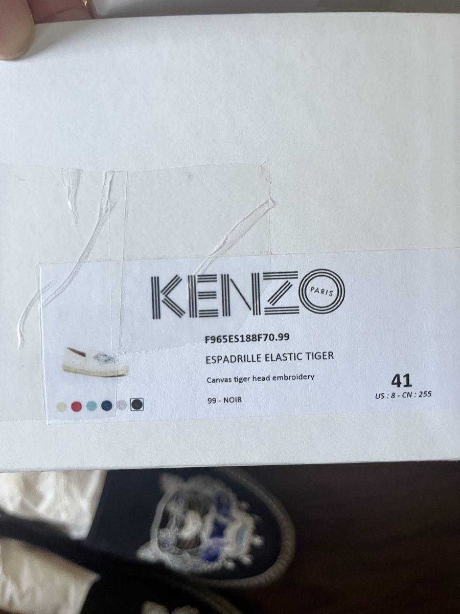 Kenzo Scarpe da donna: Original Kenzo Tiger schwarz Gr. 41 neu – Nuovo e nell'imballaggio originale da Diepoldsau venduto da Soleil0425 1