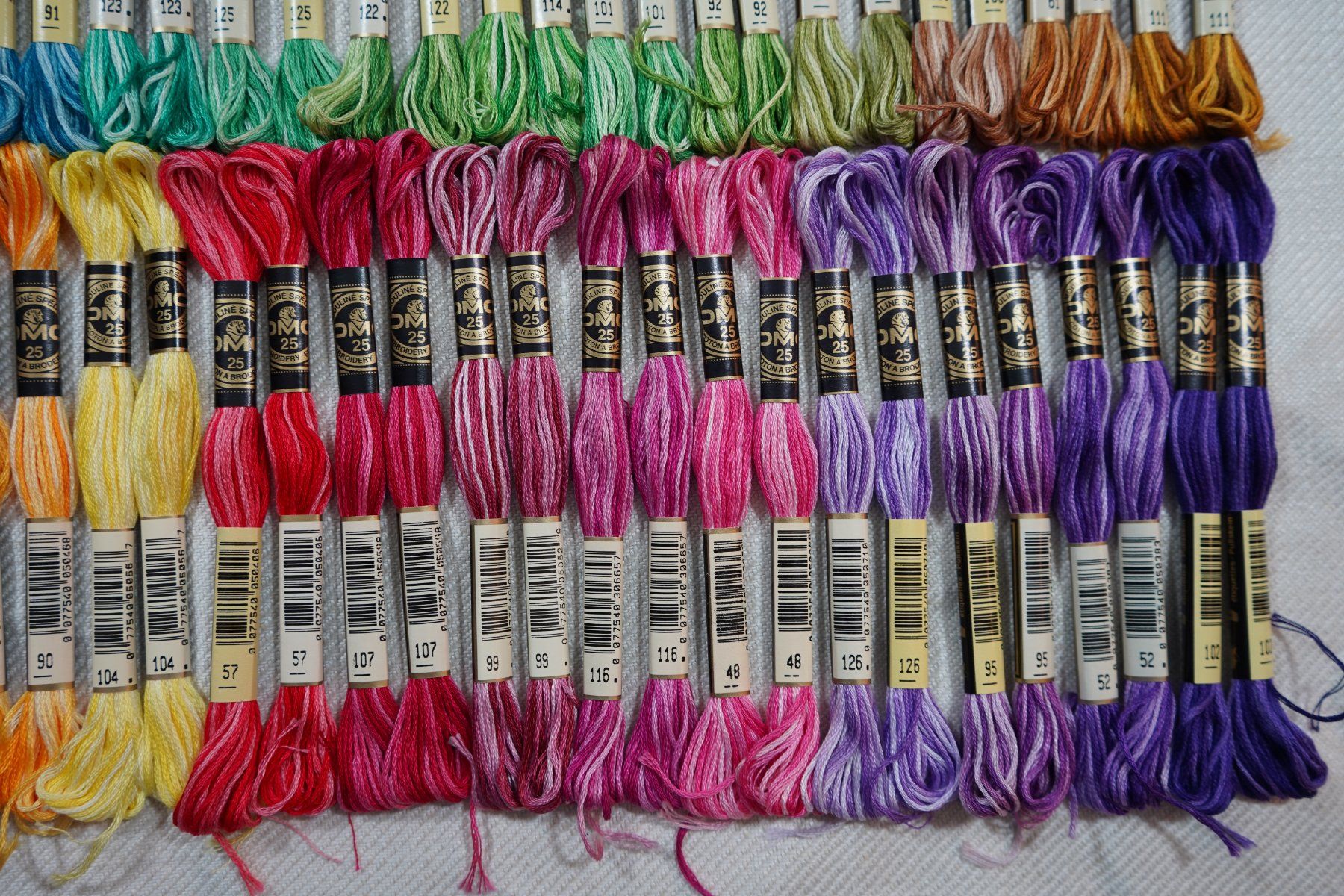 Kordeln & Faden: 60 DMC Mouliné Spécial Multicolor Art 117 - LOSB8 – Neu und originalverpackt aus Mels von DACRI 3