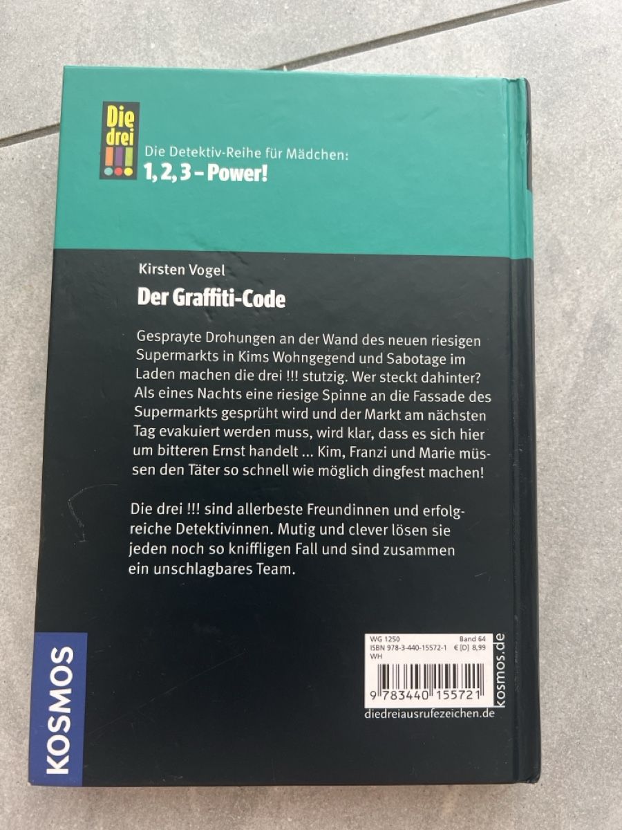 Libri: Die drei !!!: Der Graffiti-Code (die drei Ausrufezeichen) – Nuovo (secondo la descrizione) da Willisau venduto da car_yxv2 3