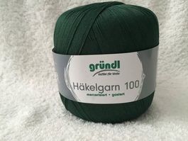 Häkelgarn 100 gründl 115 grün filethäkelgarn klöppeln Häkeln