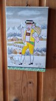 Mini Winter Bild Ziegen Senn Haus **24
