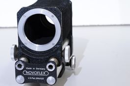 Novoflex Balgengerät Exakta Kamera Anschluss,Linse Leica M39