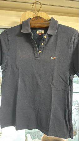 Tommy Jeans Herren Polo Shirt, Dunkelblau, Grösse S, Top!
