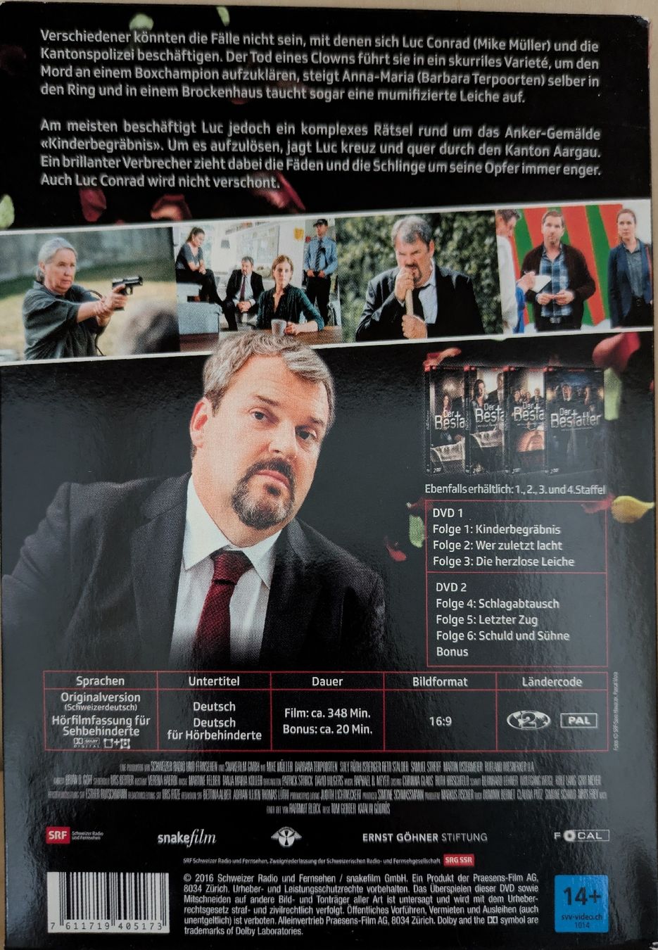 Tutti i DVDs: Der Bestatter Komplette 5. Staffel – Usato da Wettingen venduto da ut5430 1