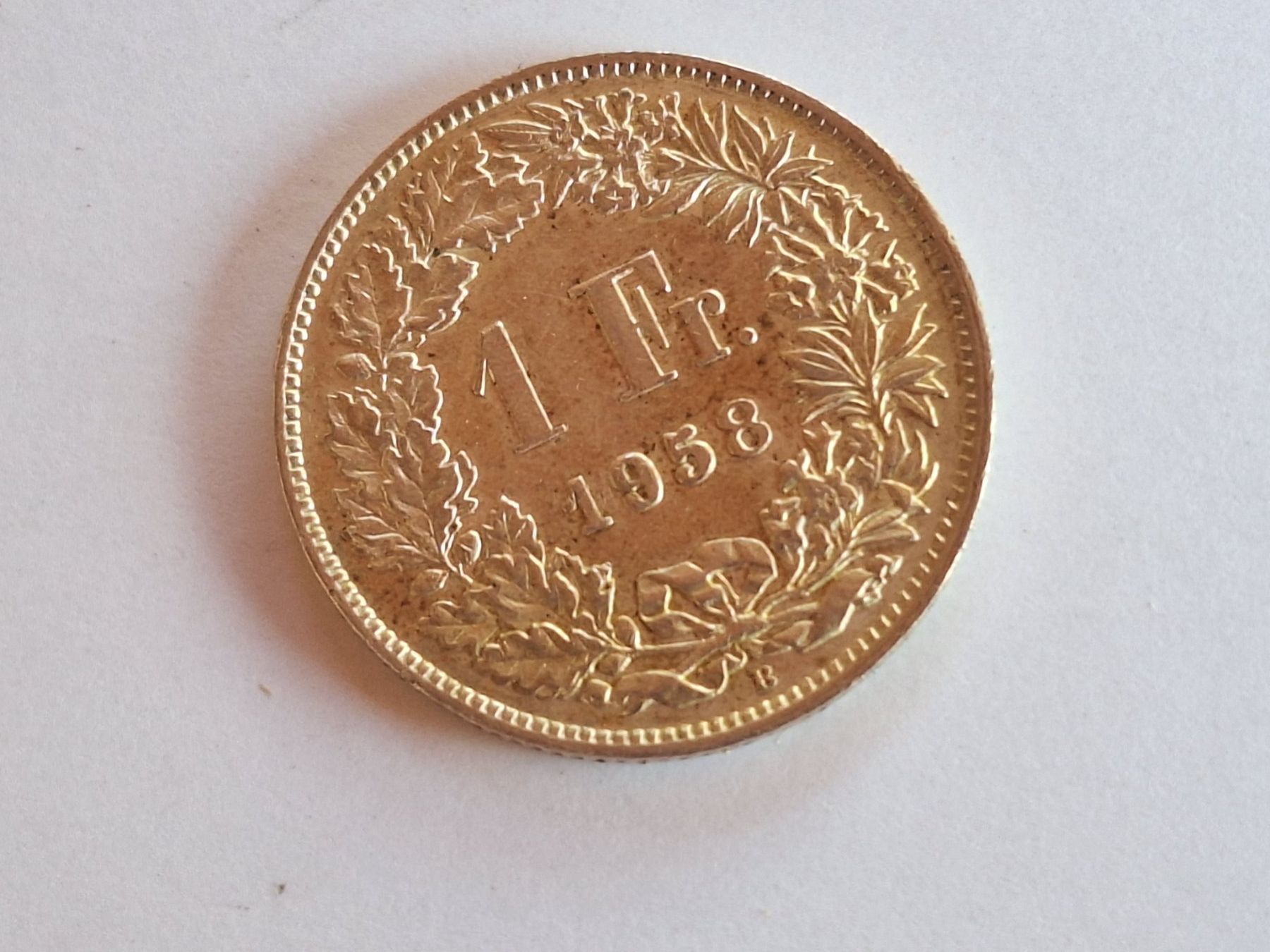 Tutti le monete: 1 FRANKEN 1958 SILBER – Usato da Huttwil venduto da Kunterbuntli