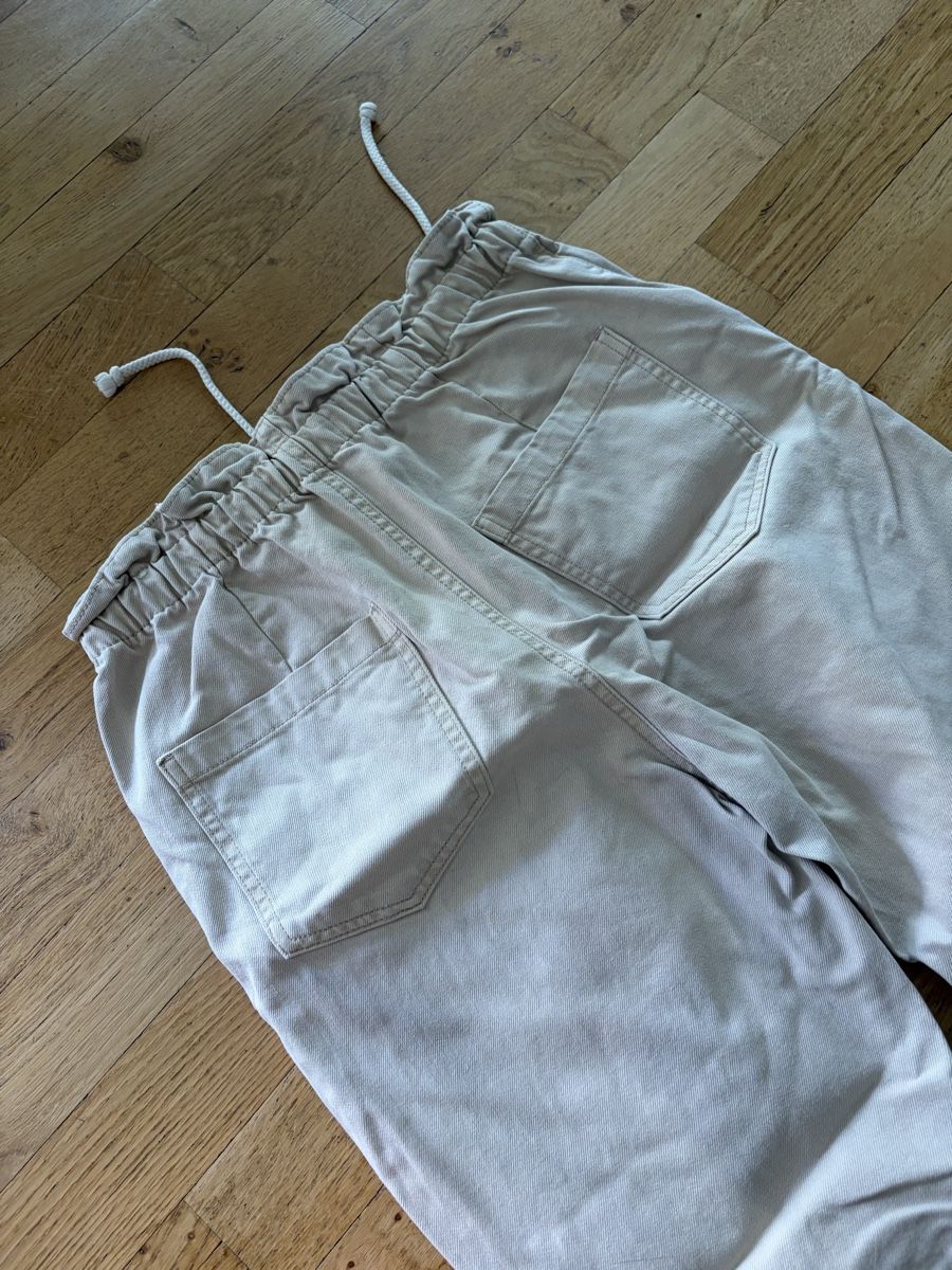 Mango Pantaloni: Pantalon Mango beige taille 36 coupe loose – Nuovo (secondo la descrizione) da Martigny venduto da O96 3