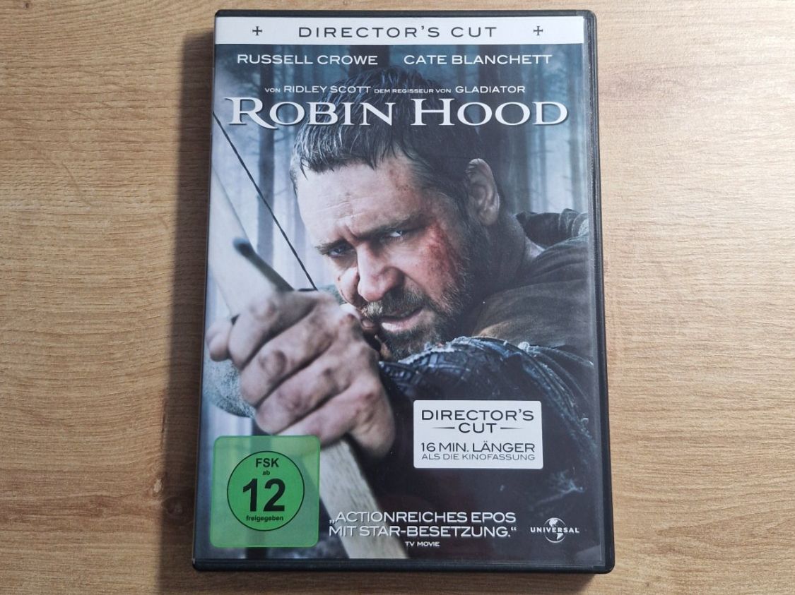 Tutti i DVDs: Robin Hood (2010) DVD – Usato da Pfungen venduto da Whitie