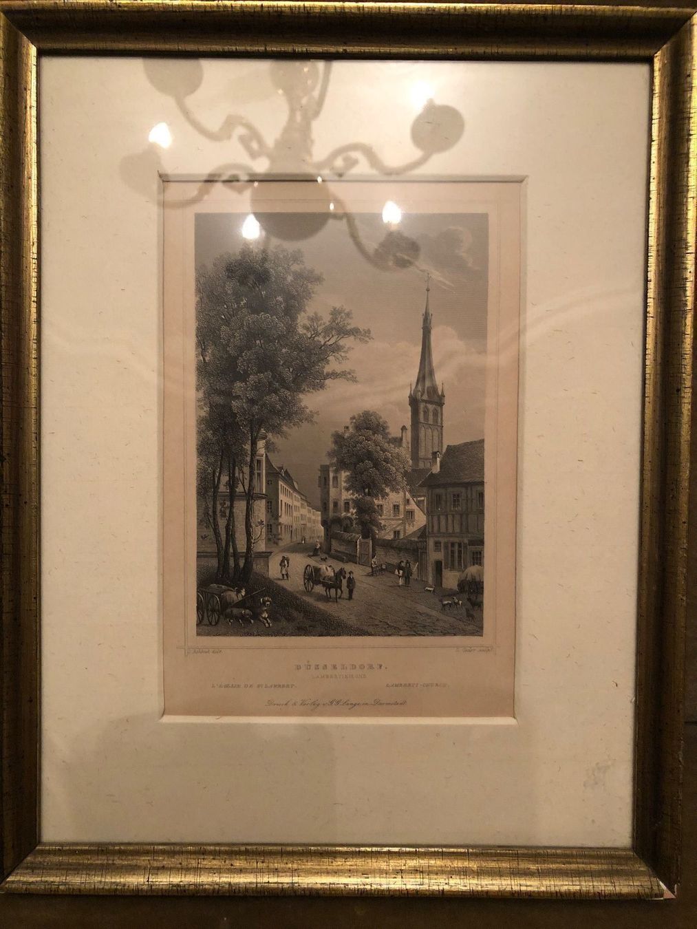 Poster & Bilder: L.ROHBOCK,OederDÜSSELDORF.LAMBERTKIRCHE. – Gebraucht aus Wald ZH von mlnt 2