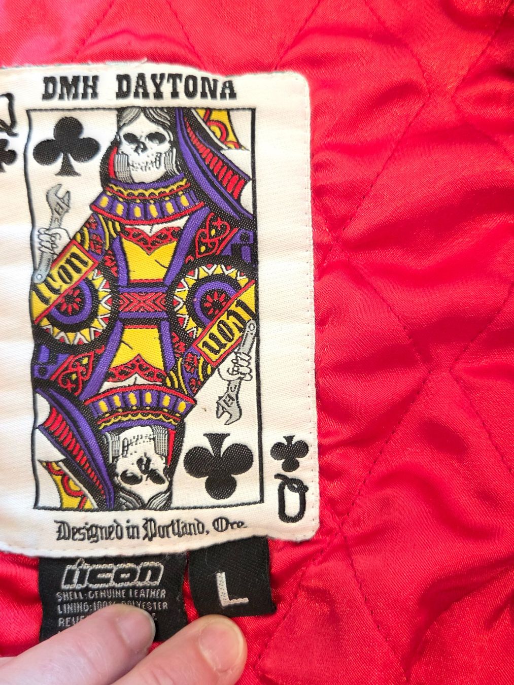 Icon Giacche: ICON Moto DEAD MAN'S HAND - Grösse L – Usato da Kriegstetten venduto da Tamandua 3