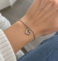 Damen Herz Armband 9k Gold