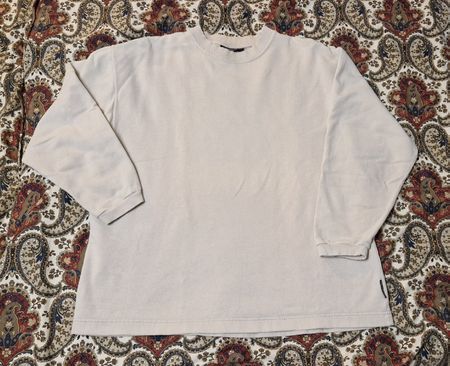 Seltenes beiges Maui Wowie Vintage Sweat Shirt, Gr. L