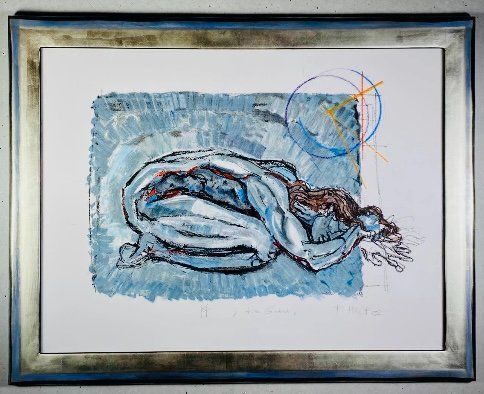 Grafica & Litografie: Rudolf Mirer, Lithographie "Das Gebet" – Nuovo (secondo la descrizione) da Einsiedeln venduto da Brocki59
