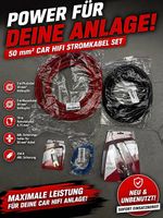 50 mm² Car HiFi Stromkabel Set (Neu)
