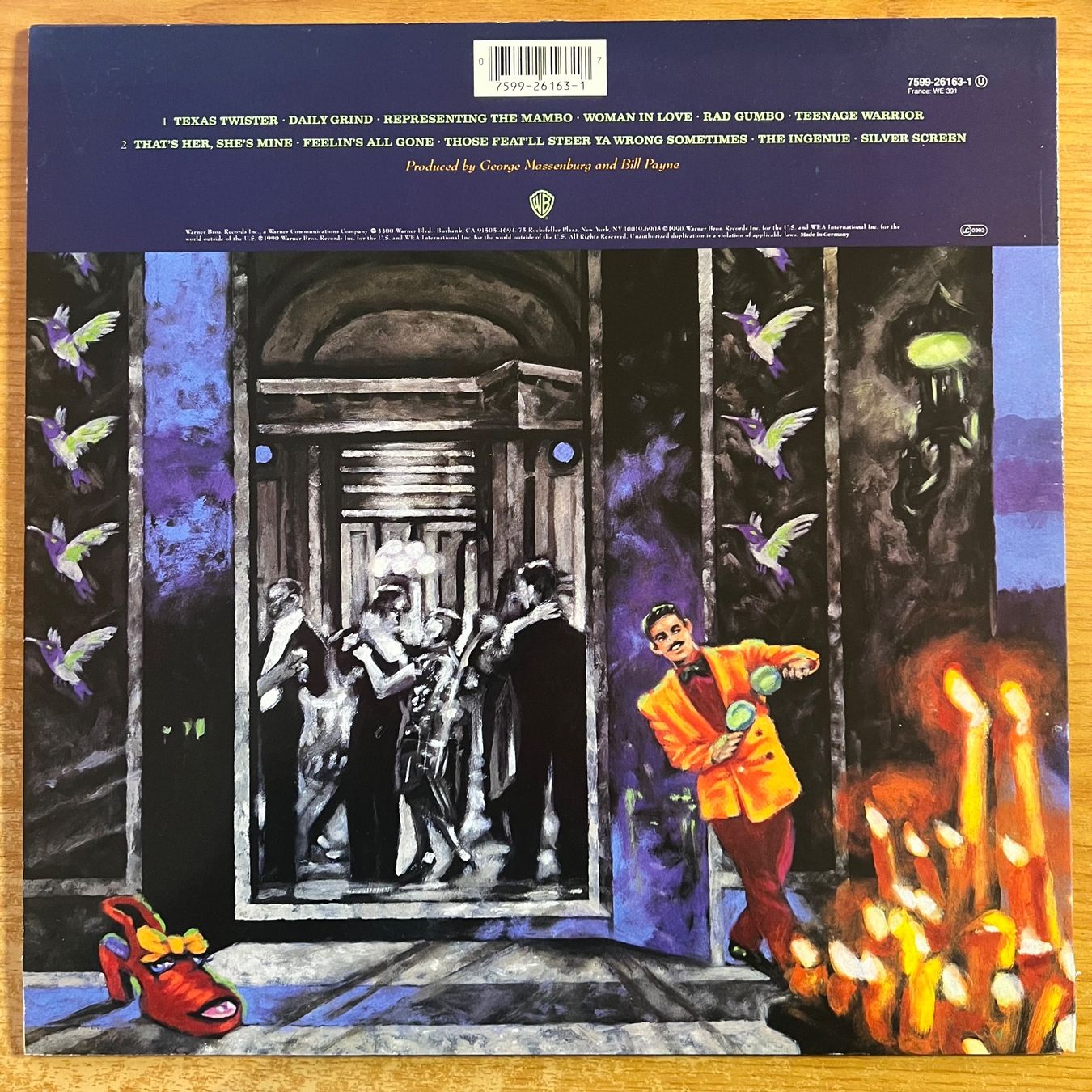 Vinyles: Little Feat - Representing The Mambo / 1. EU-Press. 1990 TOP – D'occasion à Gais par soundcave57 1