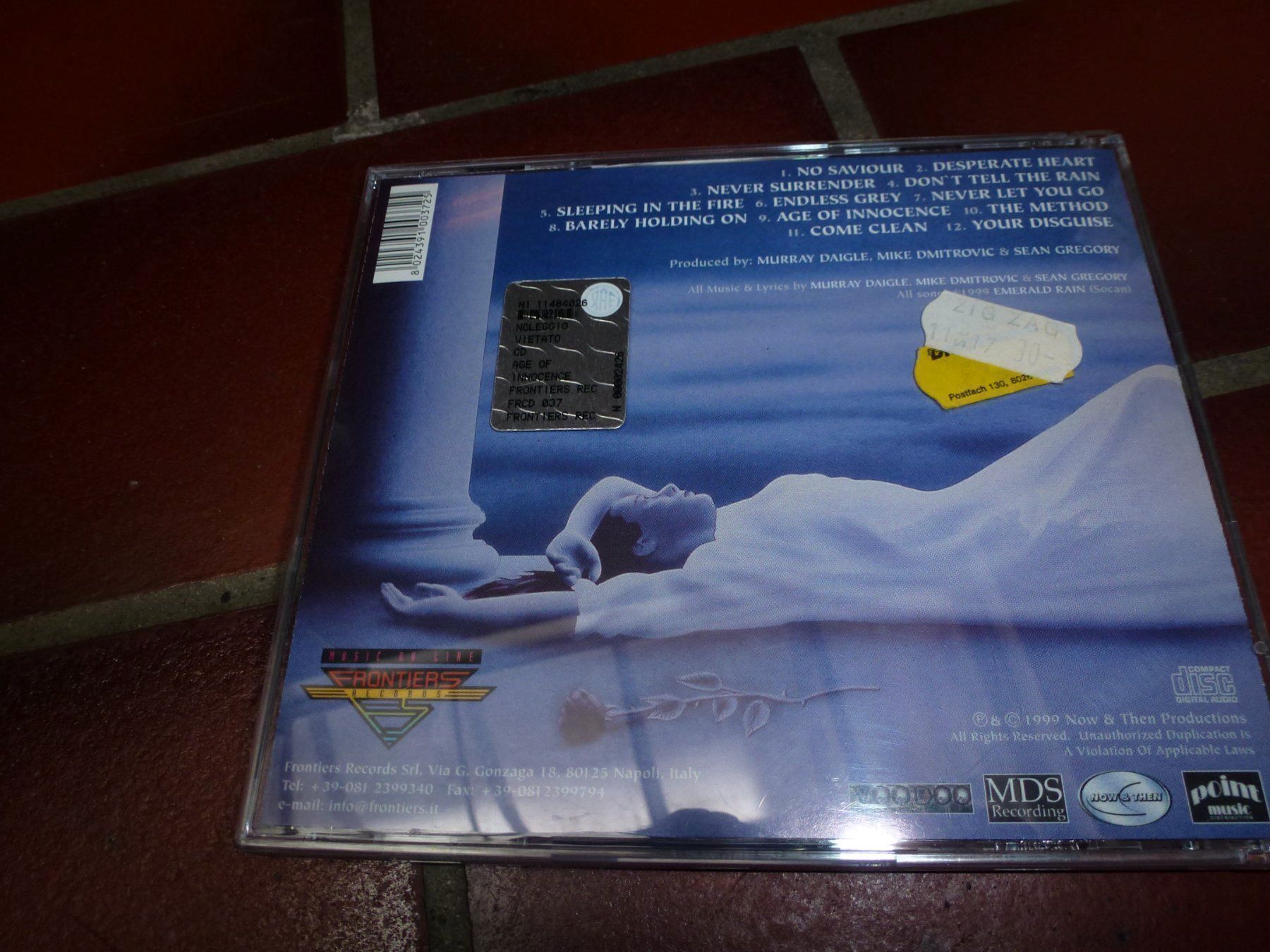 CD: Emerald Rain - Age of Innocence CD – Usato da Olten venduto da Disc-Ausverkauf 2