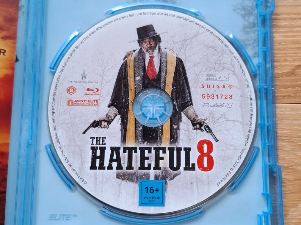 Tutti i DVDs: Blu-Ray-Disc: The Hateful Eight - Quentin Tarantino – Usato da Nussbaumen AG venduto da yan_zdf8 2