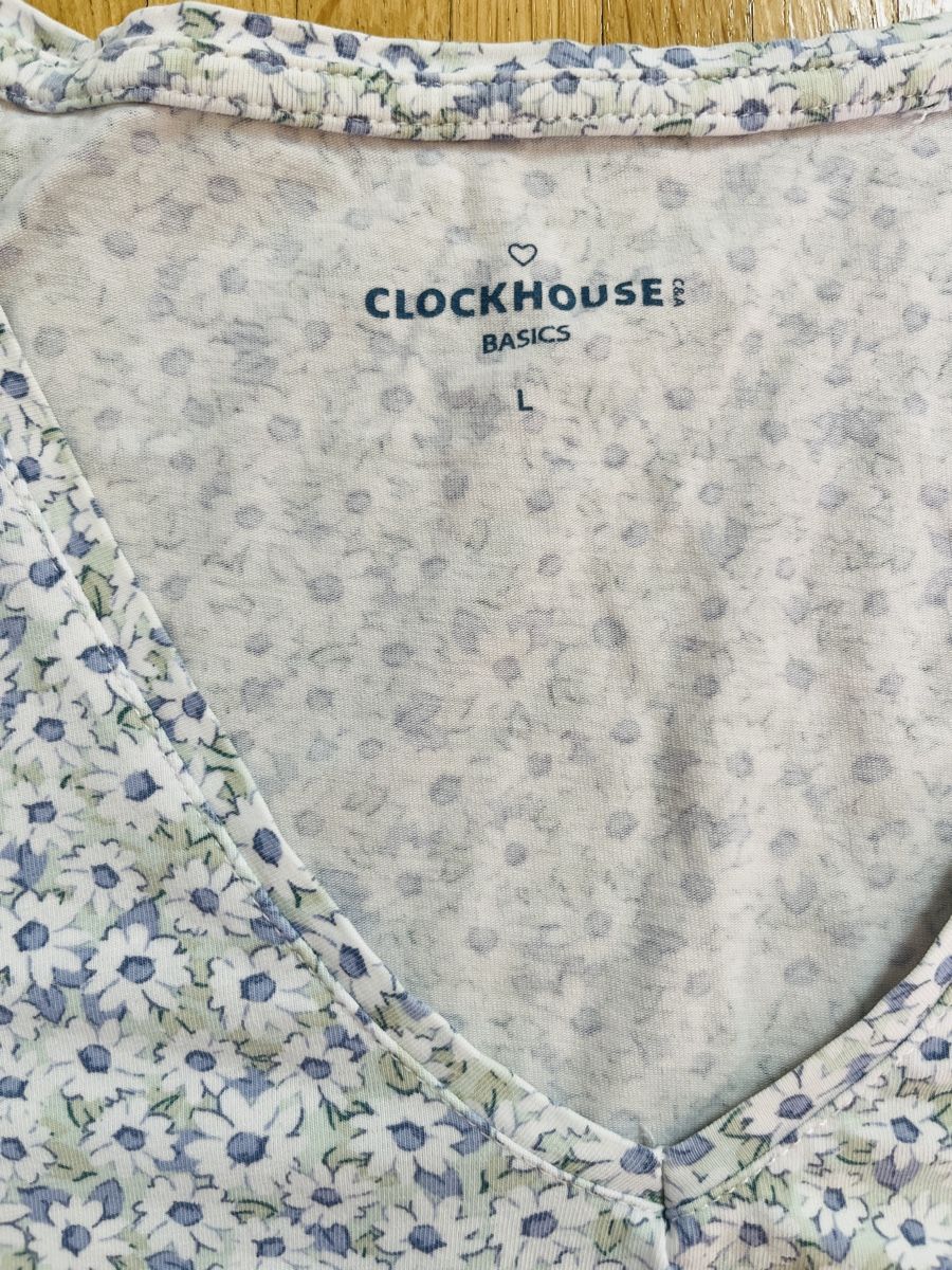 C&A T-shirt: Blumiges Shirt Grösse S – Usato da Ittigen venduto da franzis6 1