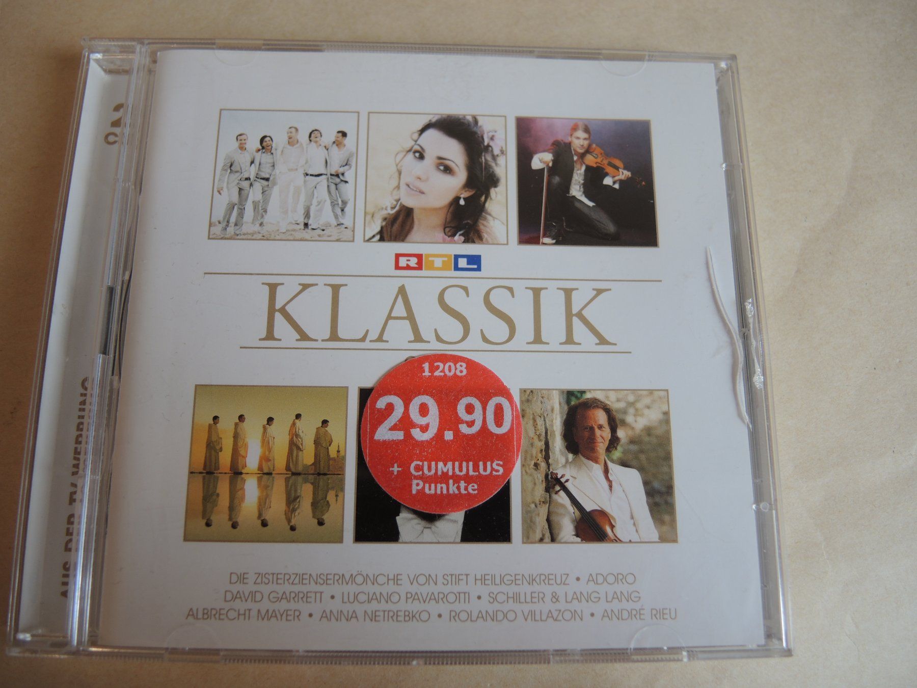 CDs: RTL Klassik Doppel CD    Pavarotti  Rieu  Netrebko .... – D'occasion à Rorschach par maeck8