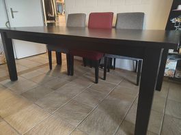 Esstisch Massivholz IKEA Störnas schwarz