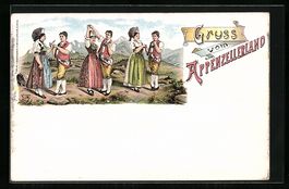 Litho Appenzellerland, Paare in Schweize