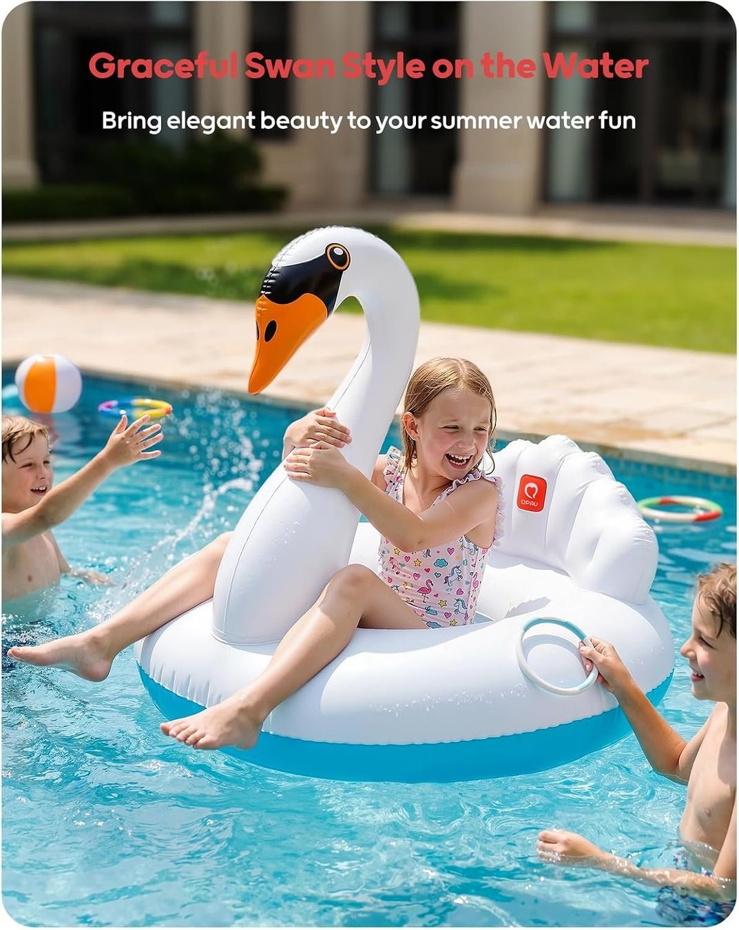Schwimmringe: Aufblasbarer Schwan Pool Float Schwimmtier – Neu und originalverpackt aus Suhr von SchnapperCH 2