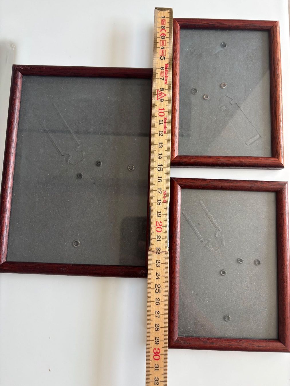 Cornici: Vintage Bilderrahmen Holz dunkel Set 3 Stk. – Usato da Horgen venduto da uge_pd5p 4