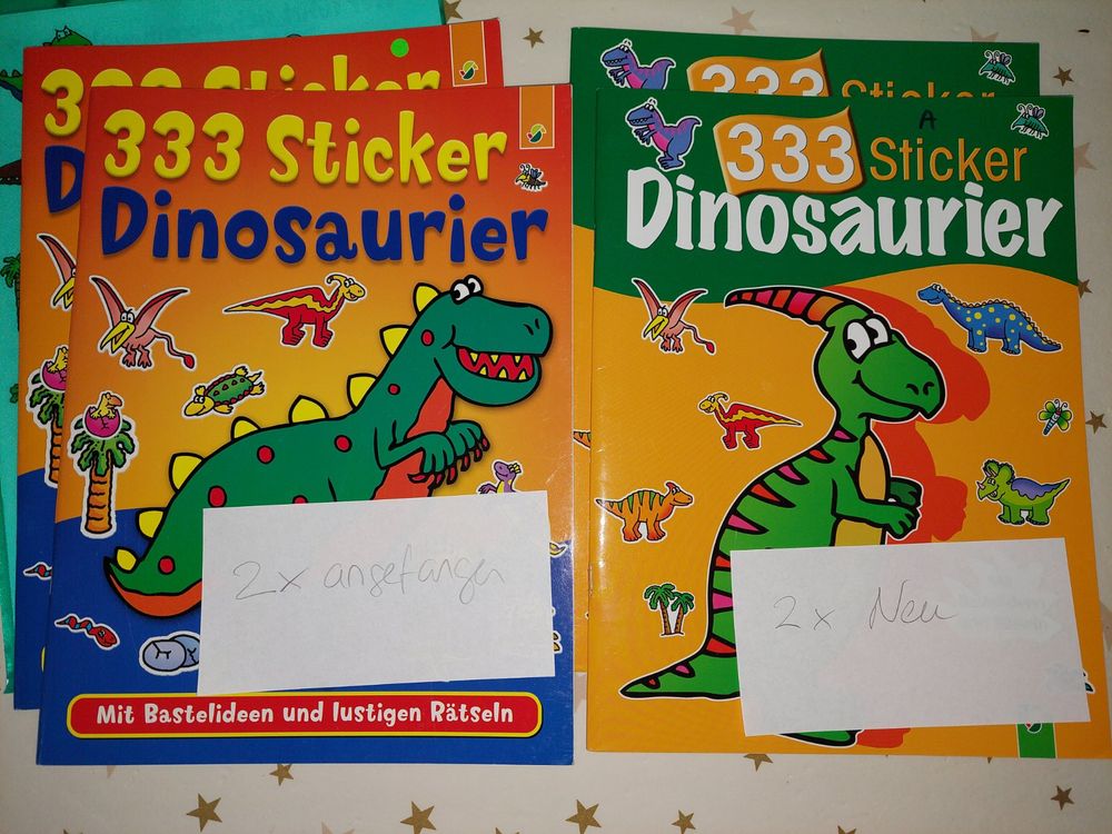 Sticker Hefe Dinos mit Rätseln (Gebraucht) in Uitikon Waldegg für CHF 5 ...