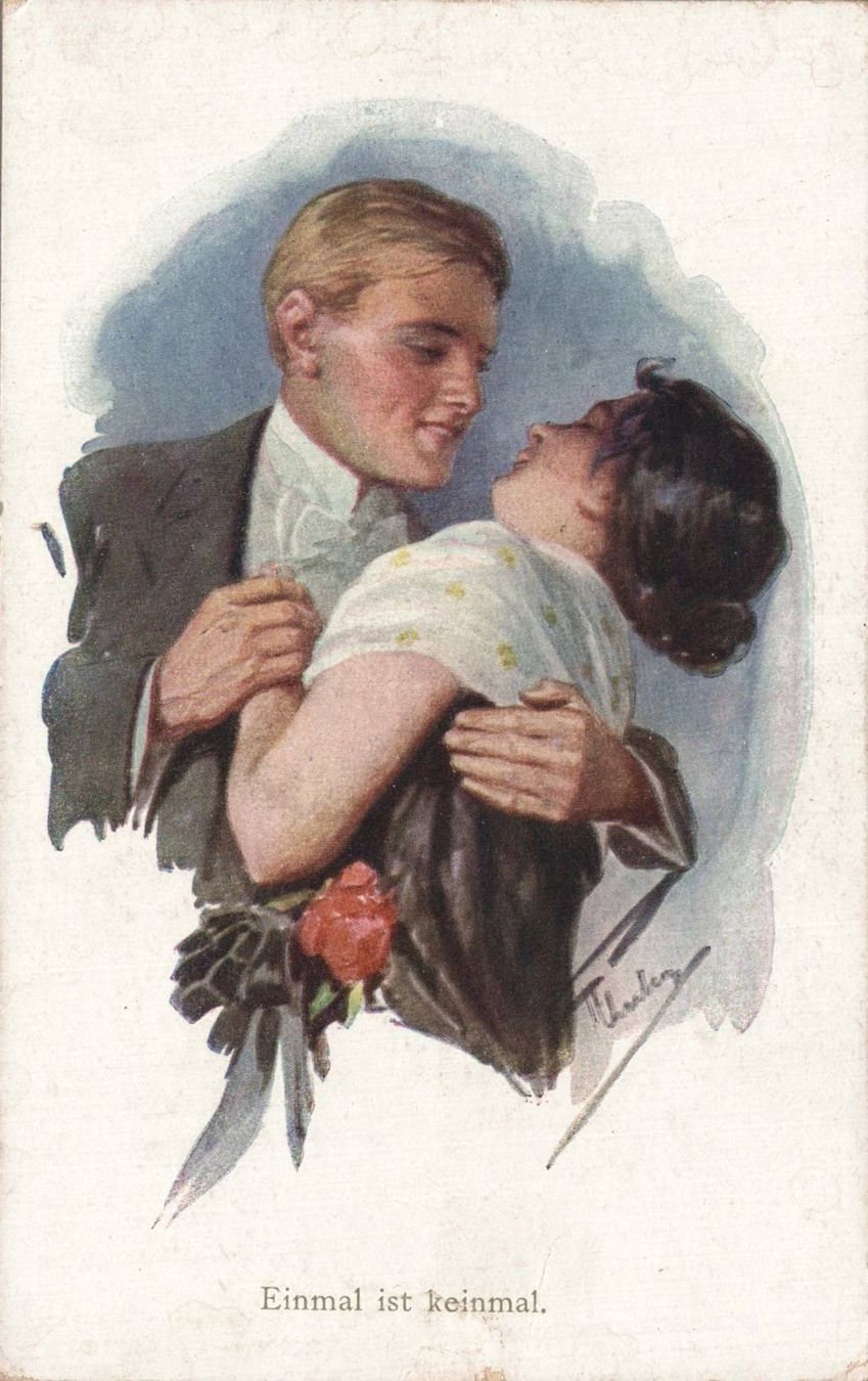 Cartoline postali: Alte Ansichtskarte, einmalig schönes Pärchen, 1926 – Usato da Luzern venduto da Kartenansicht