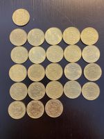 France, série de 24 monnaies de 5 cts Bronze 