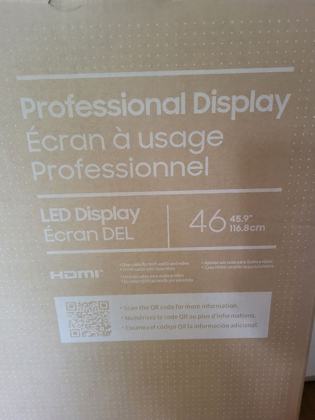 Samsung Televisori: Samsung OH46F Écran professionnel extérieur 46" – Usato da Fribourg venduto da ewig92 1