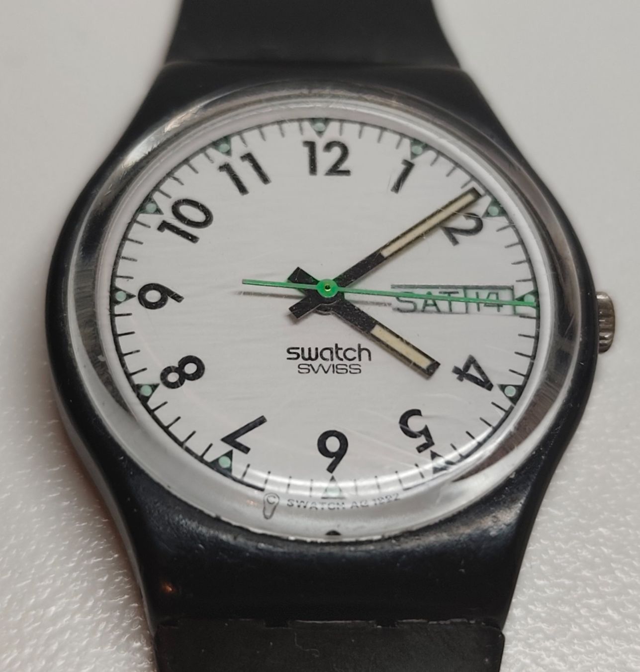 Swatch Orologi: Swatch ⌚CLASSIC CINQUE - GB727 – Usato da Eschenbach SG venduto da Piratenschatz 3