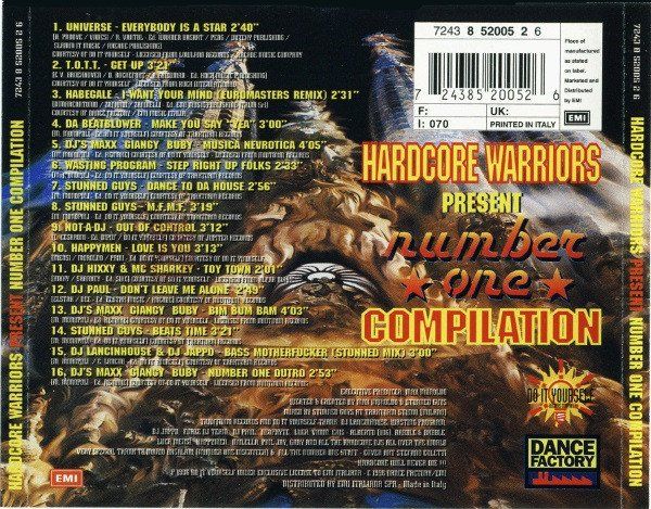 CDs: Stunned Guys - Hardcore Warriors x Number One Compilation – Neu und originalverpackt aus St. Moritz von comeflywithme 1