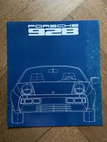 Porsche 928 Prospekt ca 1977 deutsch Grossformat Brochure