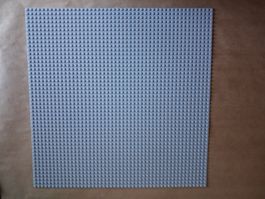 Lego Bauplatte grau 48x48 Noppen guter Zustand