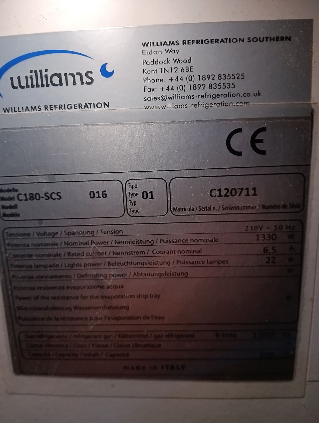 Réfrigérateurs: Kühlwitrine – D'occasion à Bachs par mulflen6 5