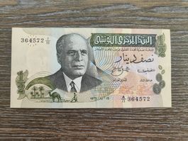 Tunesien 1/2 Dinars 1973 !!!!!!
