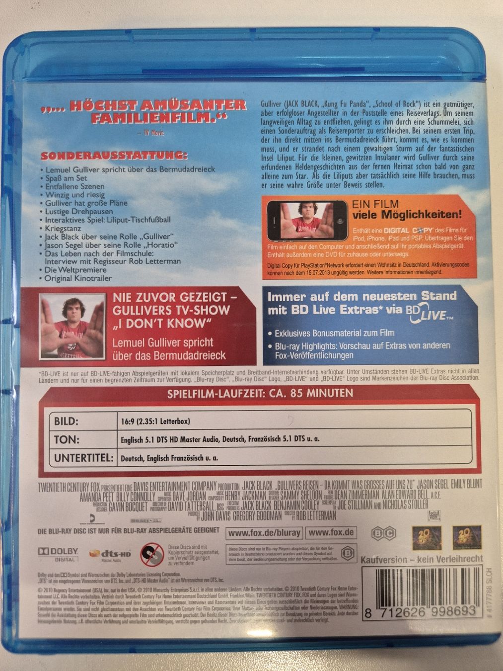 Tutti i DVDs: Gullivers Reisen DVD/Blu-Ray – Usato da Lindau venduto da Hammy0740 1