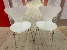 6 chaises originales Fritz Hansen – Série 7 – Design Arne Ja