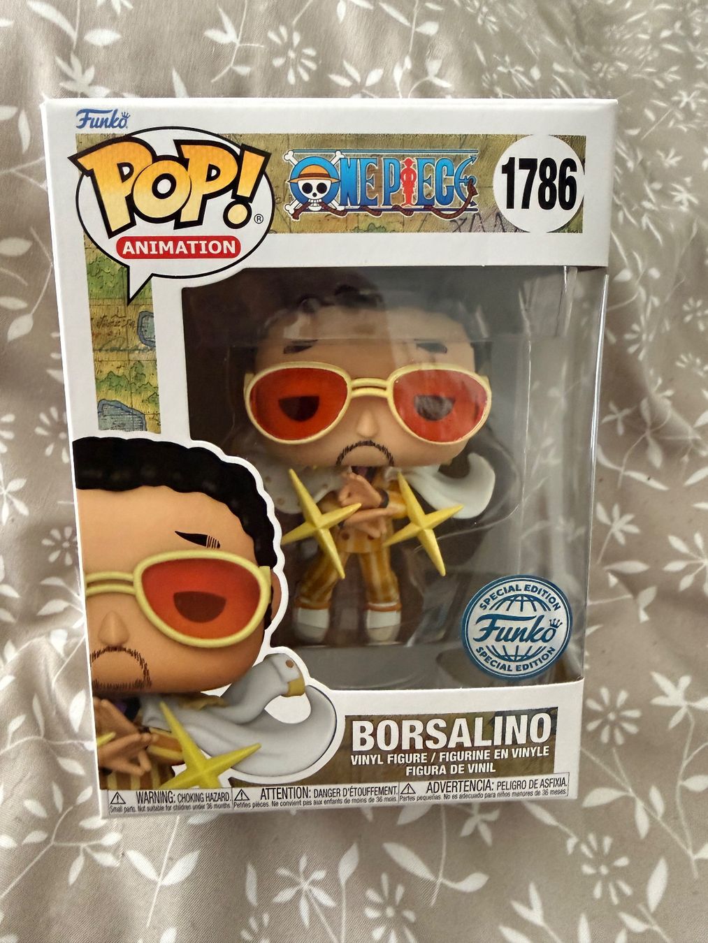 Funko Statuette: Funko Pop One Piece Borsalino – Nuovo e nell'imballaggio originale da Luzern venduto da cha_2x2f