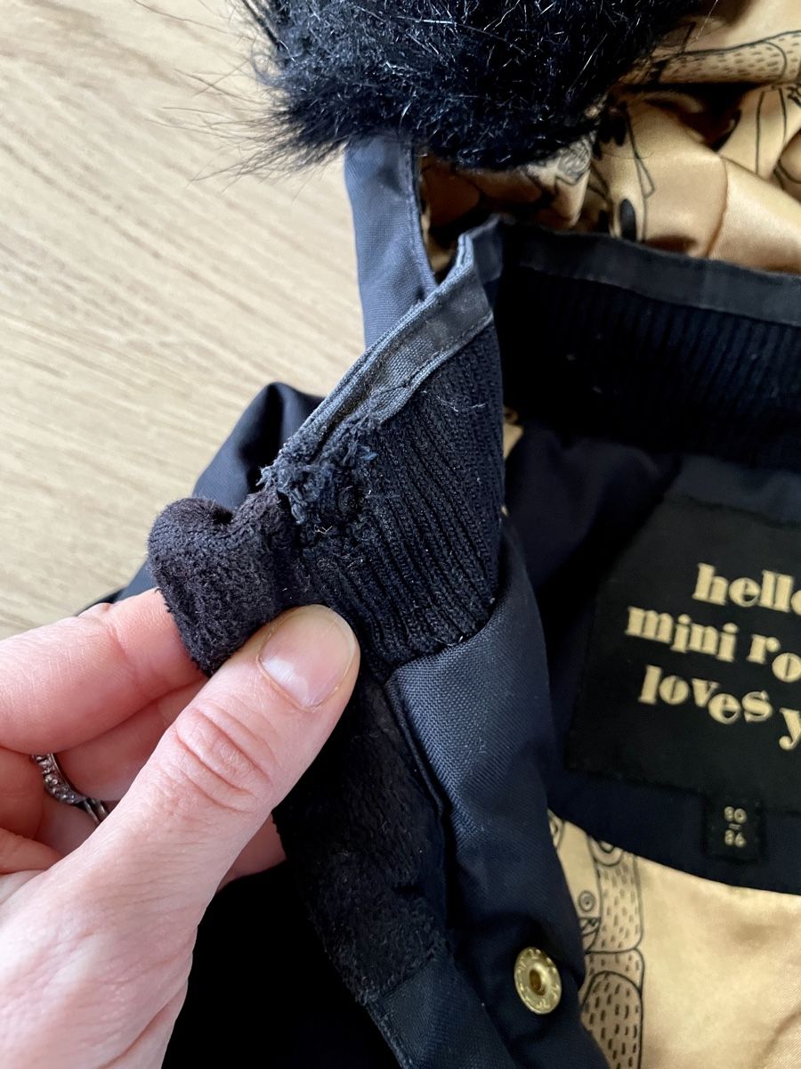 Mini Rodini Giacche & Cappotti: Mini Rodini | Winterparka | Schwarz | Gr. 80/86 – Usato da Zürich venduto da samira12382 6
