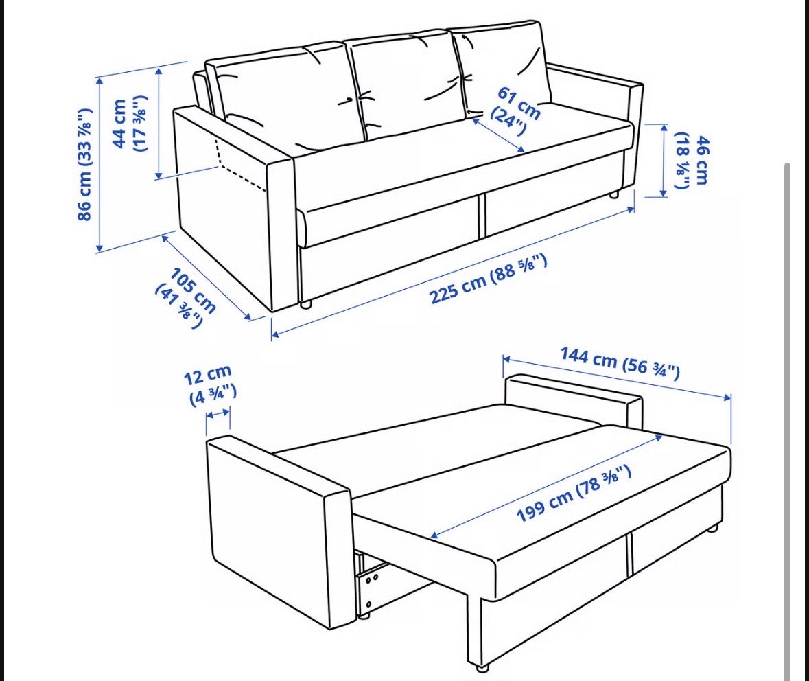Divani: Ikea sofa bed Friheten – Usato da Zürich venduto da lor_6nvp 6